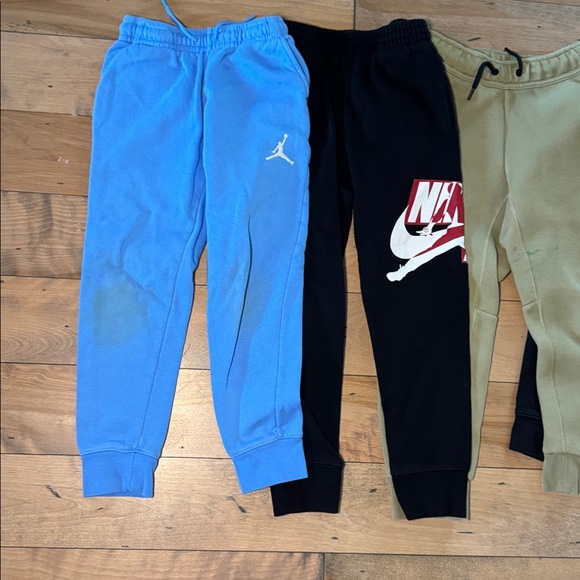 Excellent lot boys jiggers pants Jordan Nike size medium 8/10 - Picture 2 of 6
